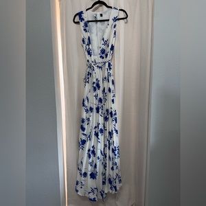 Lulus Maxi dress- wrap style